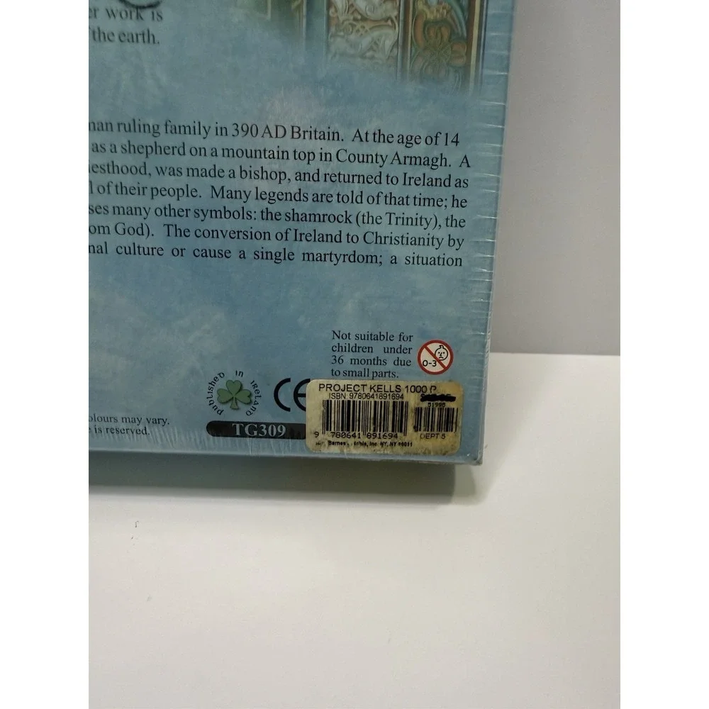 Taiten Games Project Kells St. Patrick 1000 Piece Puzzle Rachel Arbuckle Celtic